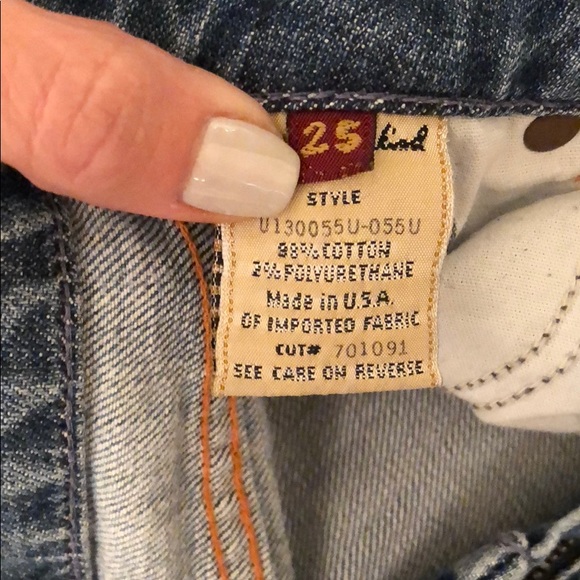 7 for all mankind jeans size 25 - Picture 5 of 5